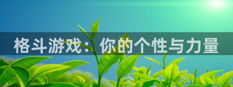欧陆娱乐怎么下载软件：格斗游戏：你的个性与力量