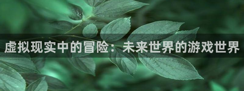 欧陆娱乐人工计划app下载安装：虚拟现实中的冒险：未来世界的
